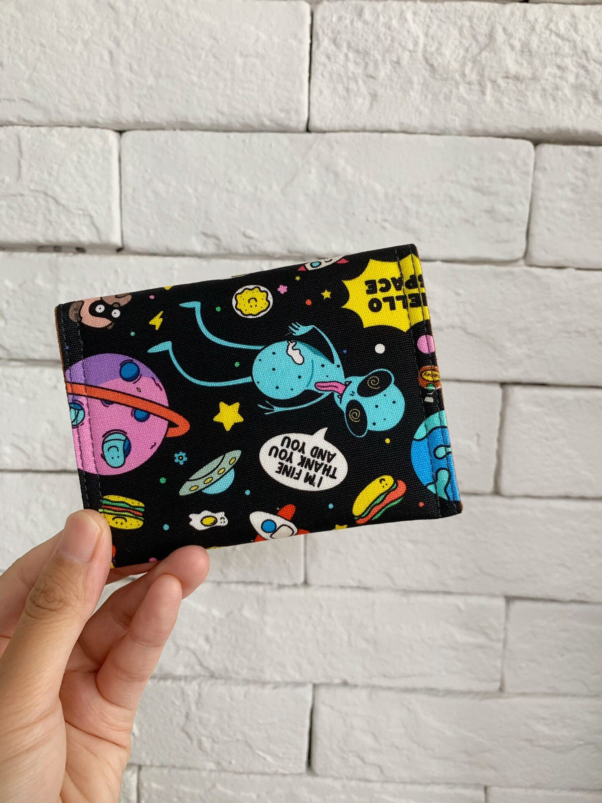 Canvas Card Holder Storage Pouch