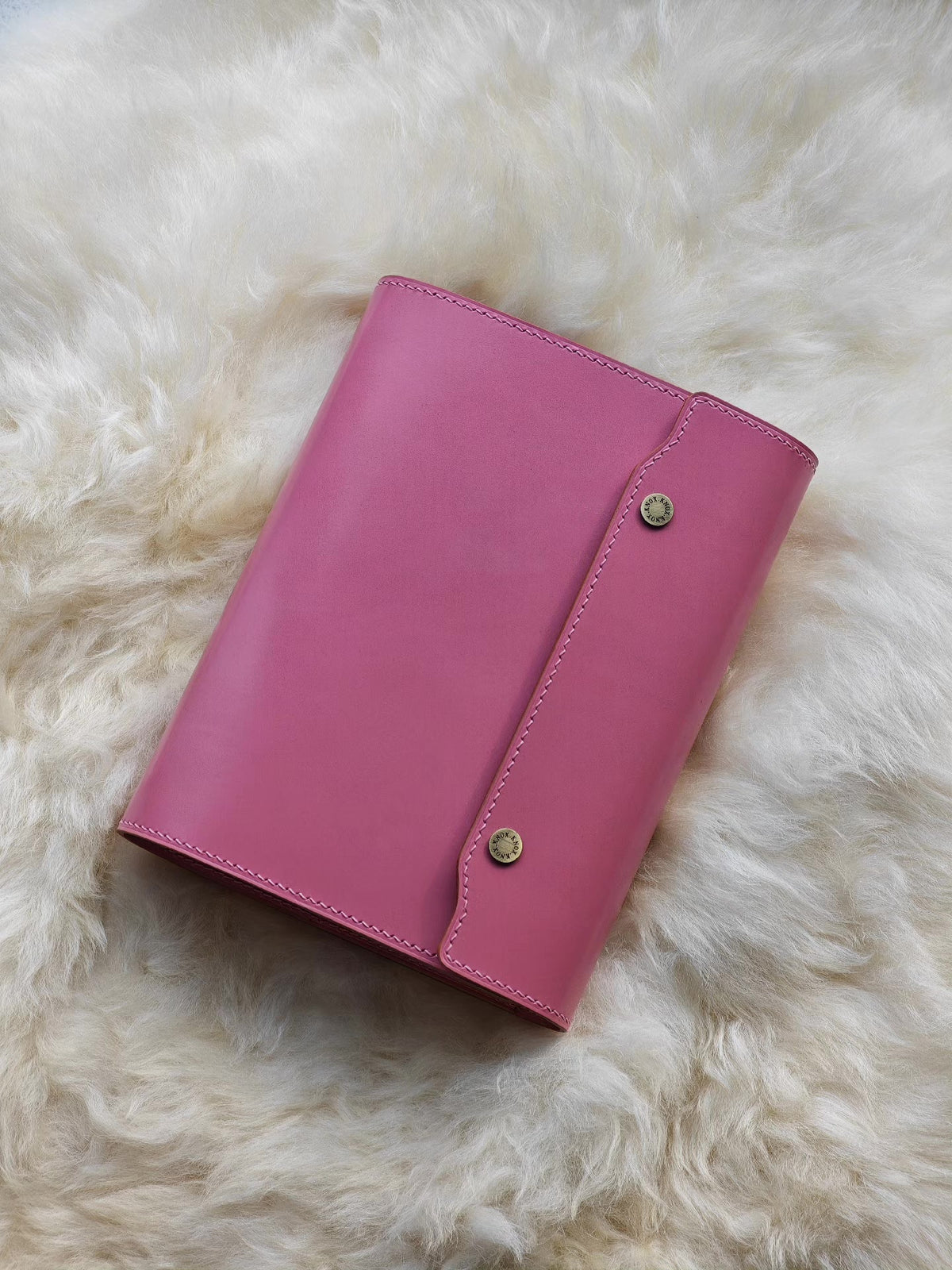 A6 KNOX Tri-Fold Bridle Leather Notebook Cover
