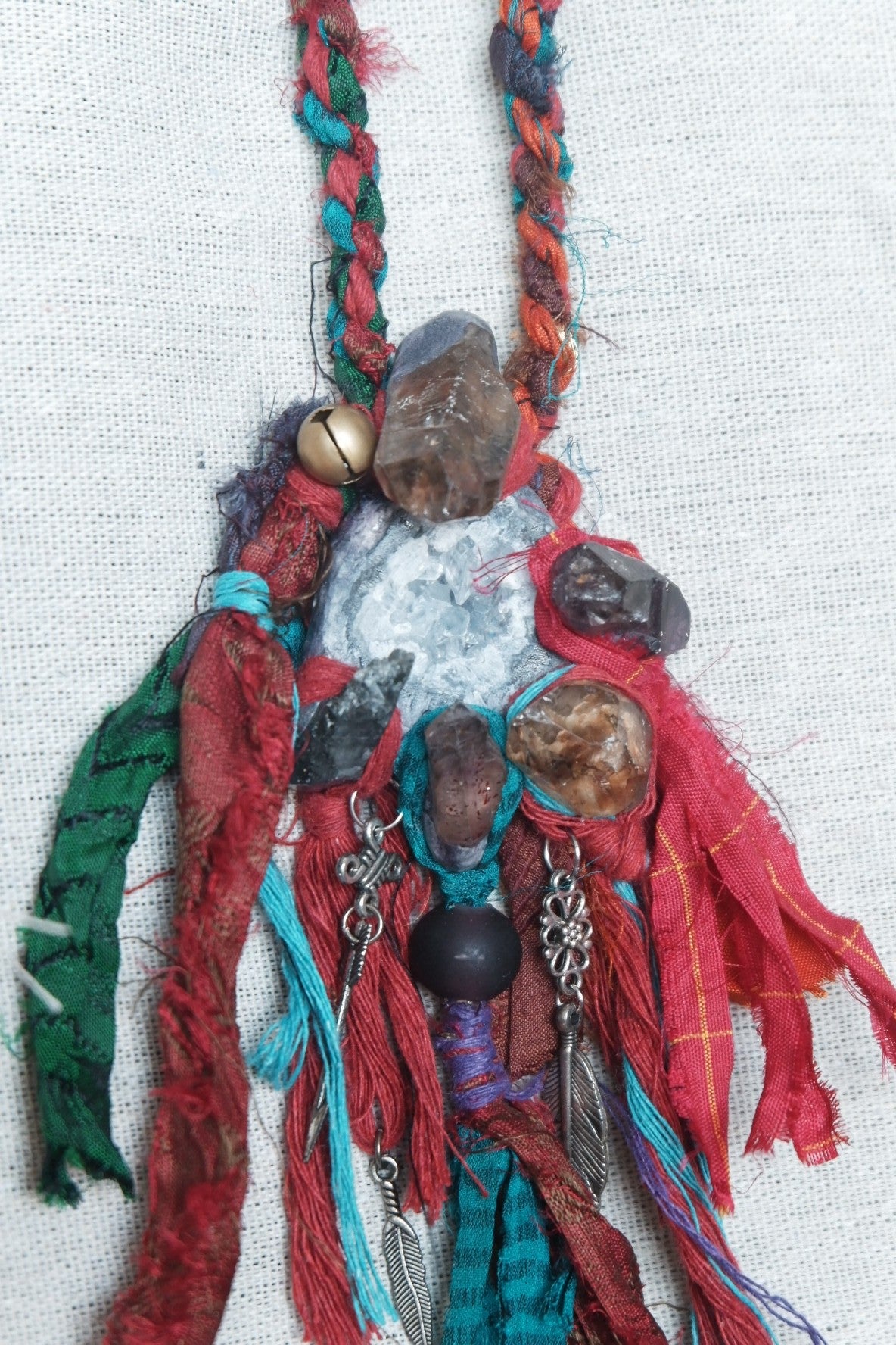 Power Claw Flame Handcrafted Amulet Necklace