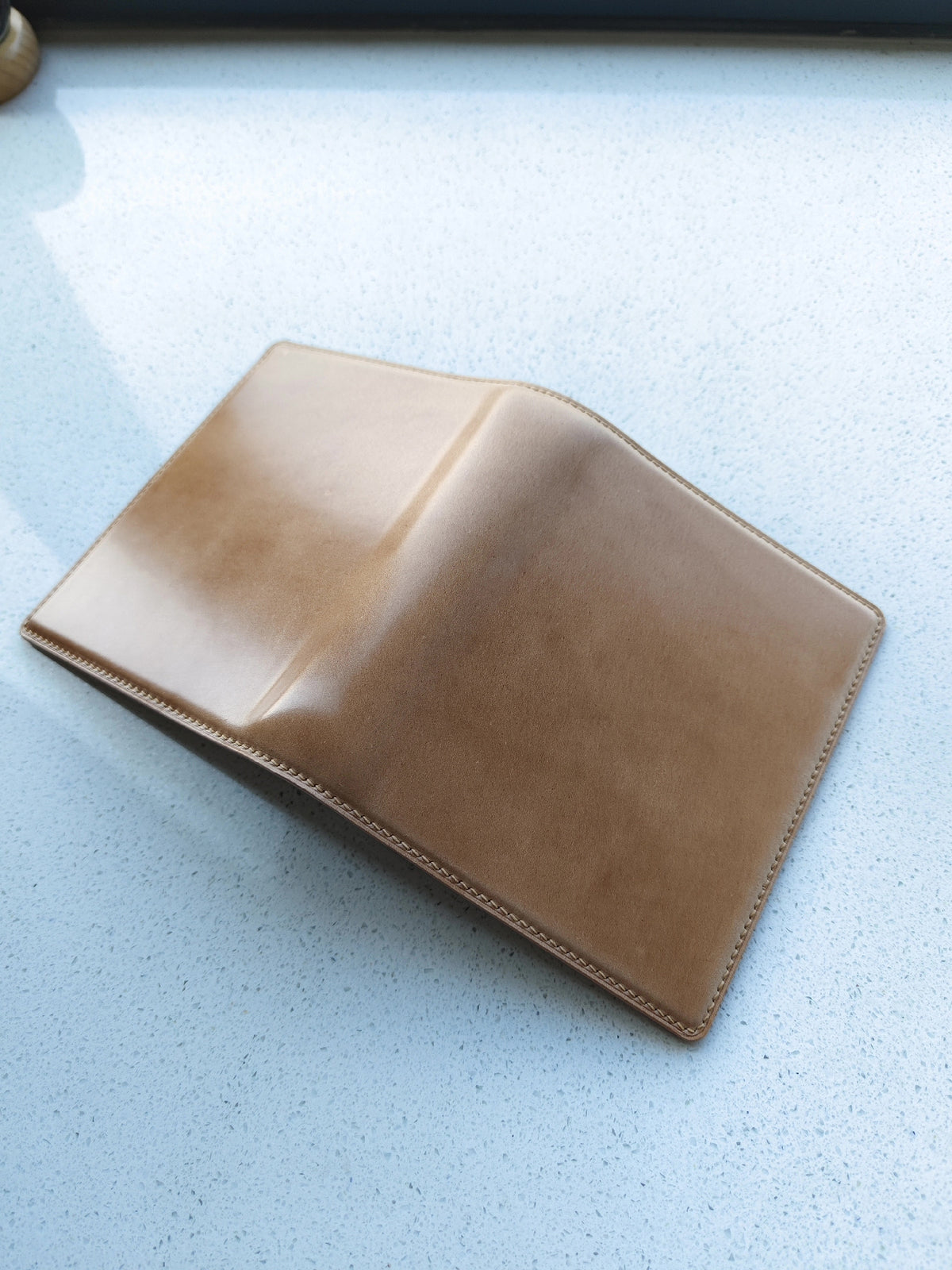 A7 Wide Loose Leaf Notebook Shiniki Horse Rump Leather