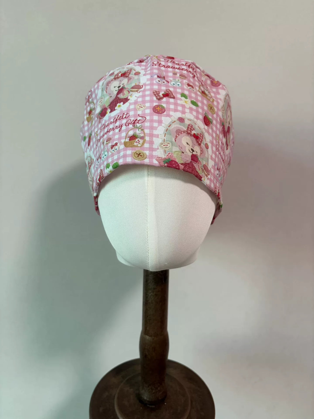 Gorro Cirúrgico Rosa com Estampagem Cartoon