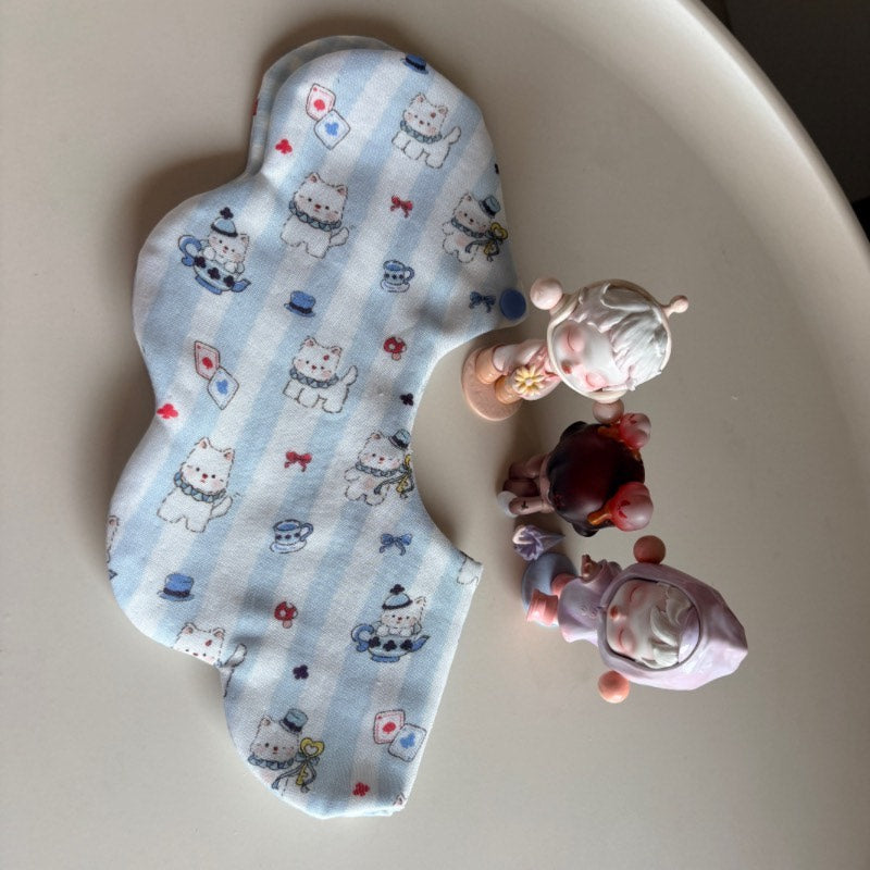 Babero de bebé de gasa de algodón con estampado de perro