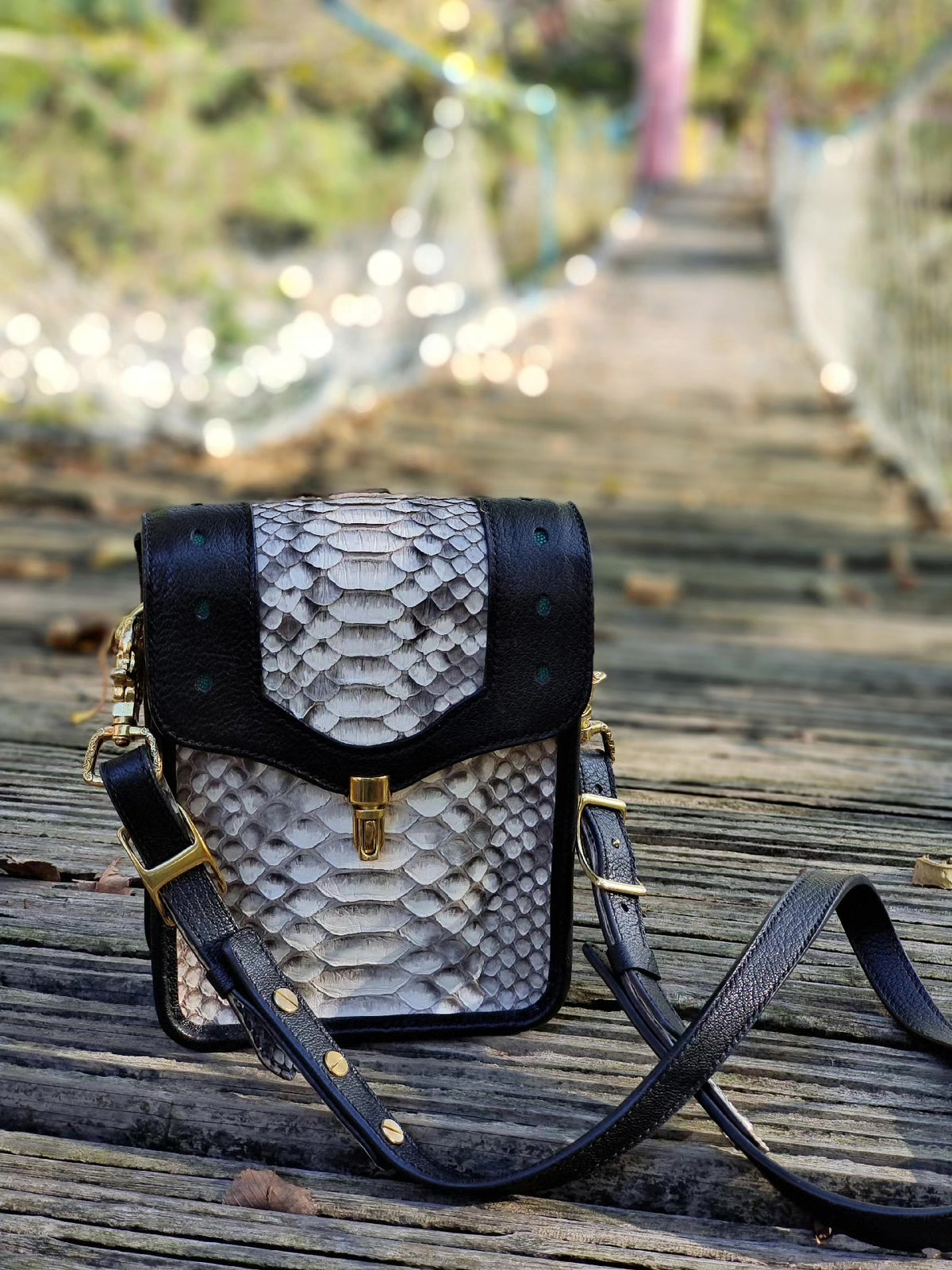 Himalayan Crossbody Tas van Pythenhuid