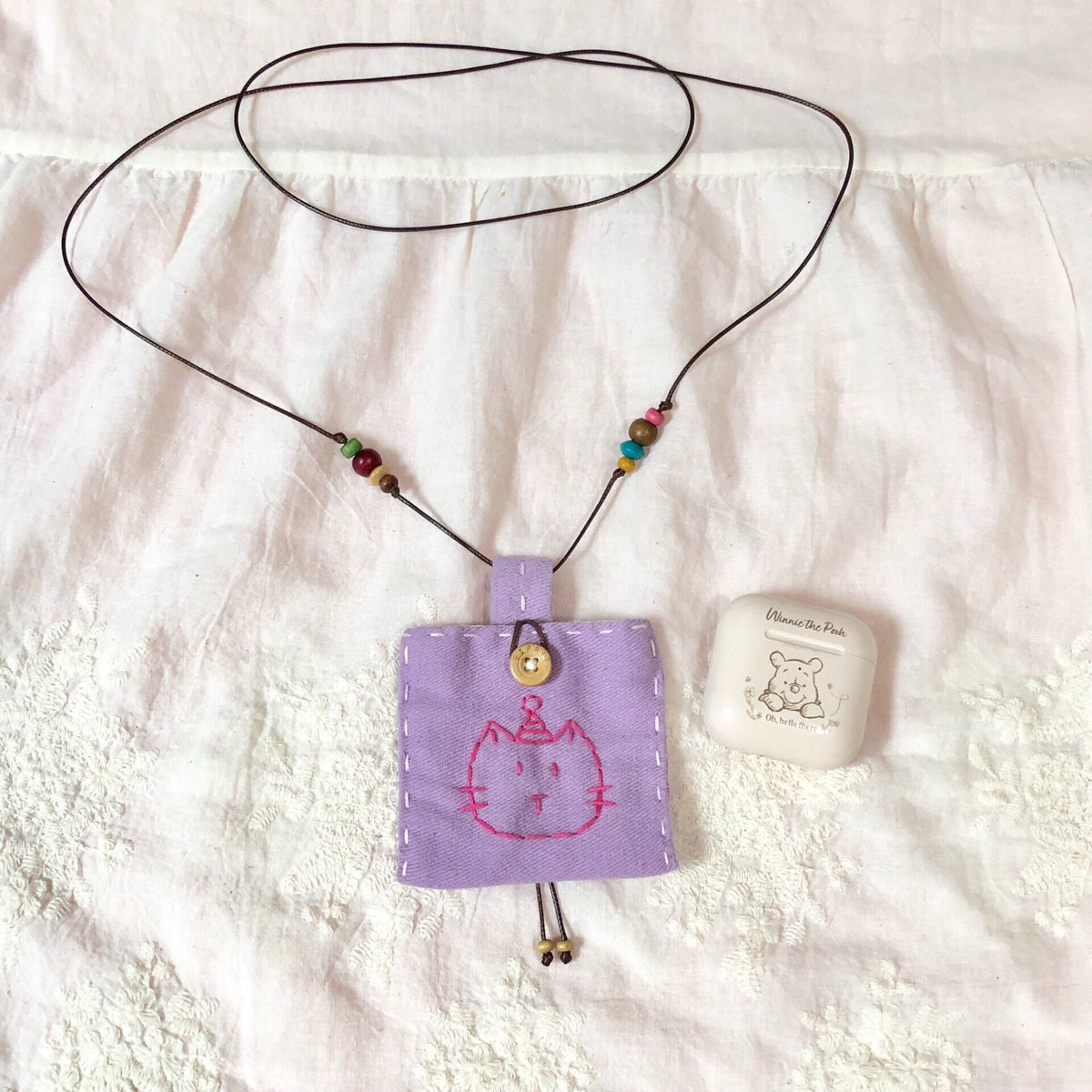 Pure Cotton Handmade Cartoon Storage Pouch