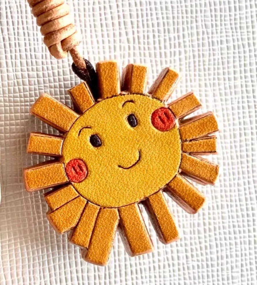 Charms de Couro Italiano para Diário e Bolsa