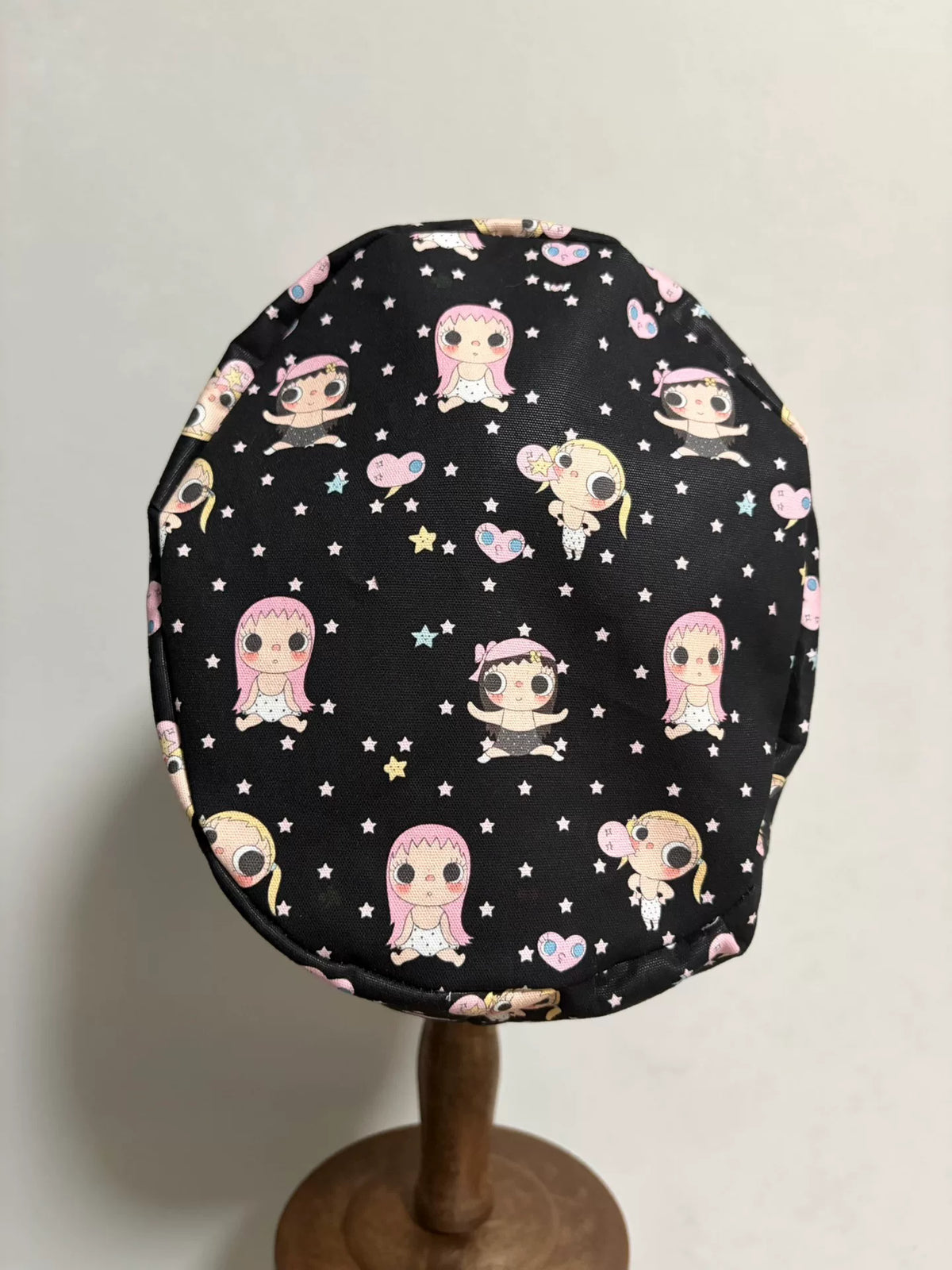 Charlotte noire en canvas de coton