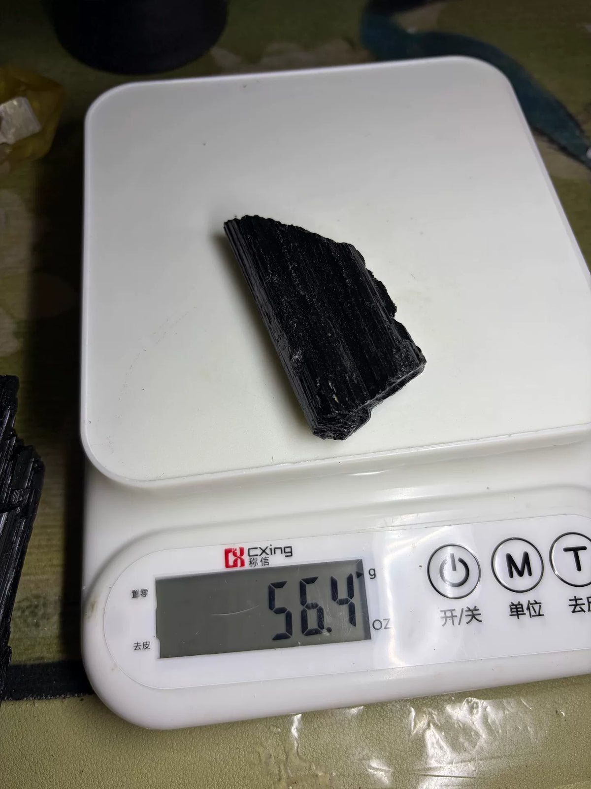 Black Tourmaline Citrine Crystal Bonsai Pot