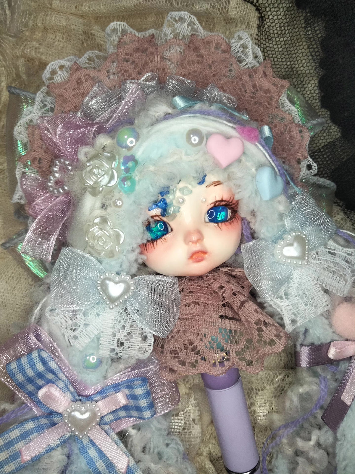Doll Head Decorative Ballpoint Pen