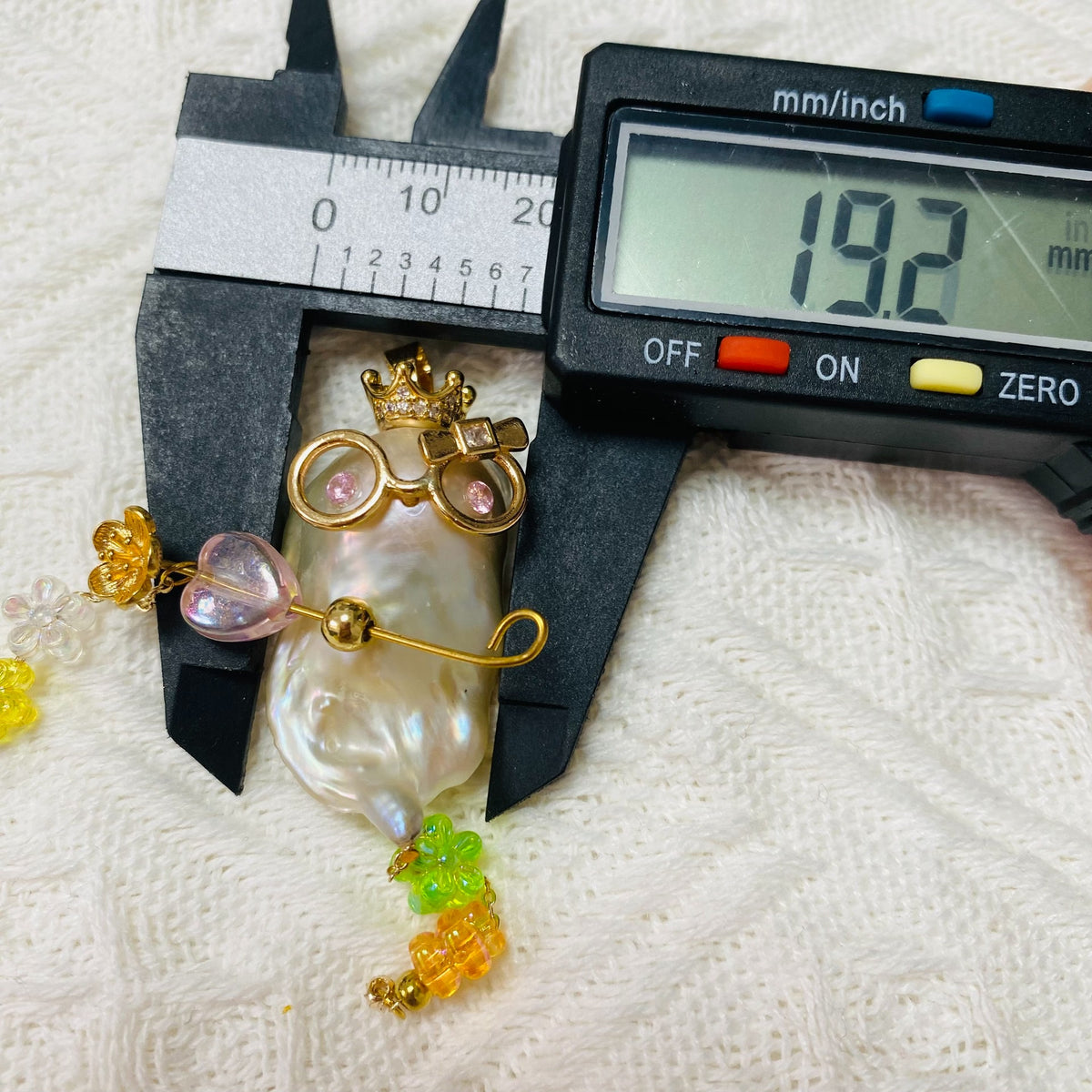 Freshwater Baroque Pearl Monster Pendant