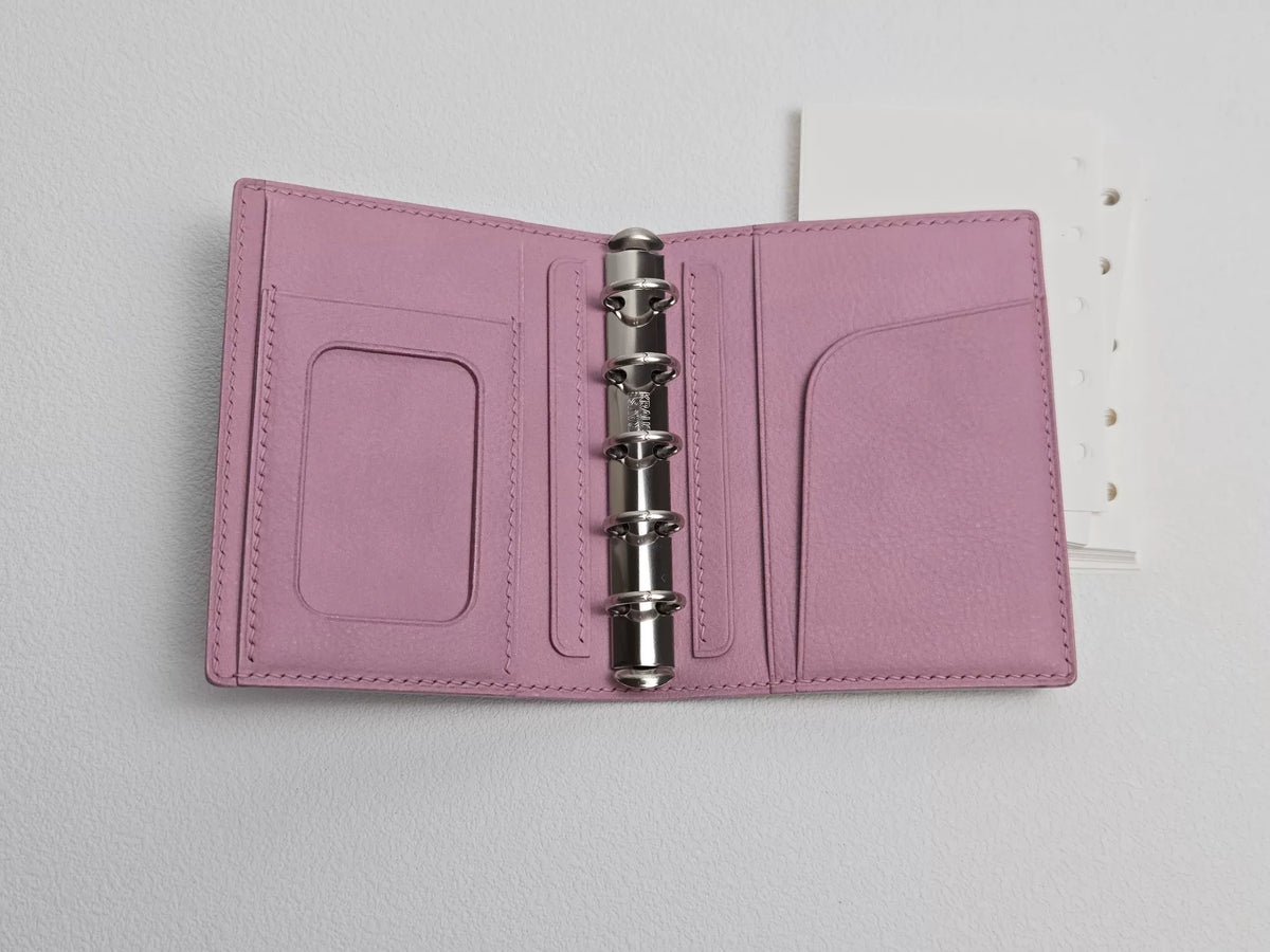 Copertina per Planner M5 Due Ante in Pelle Granata Viola