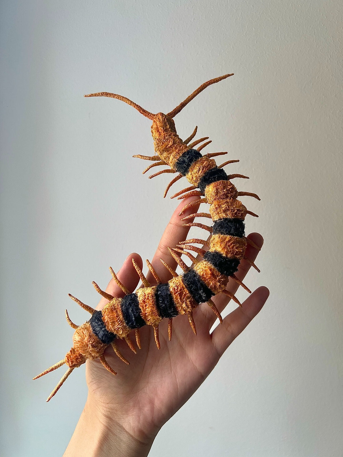 Handcrafted Wire Centipede Plush Toy