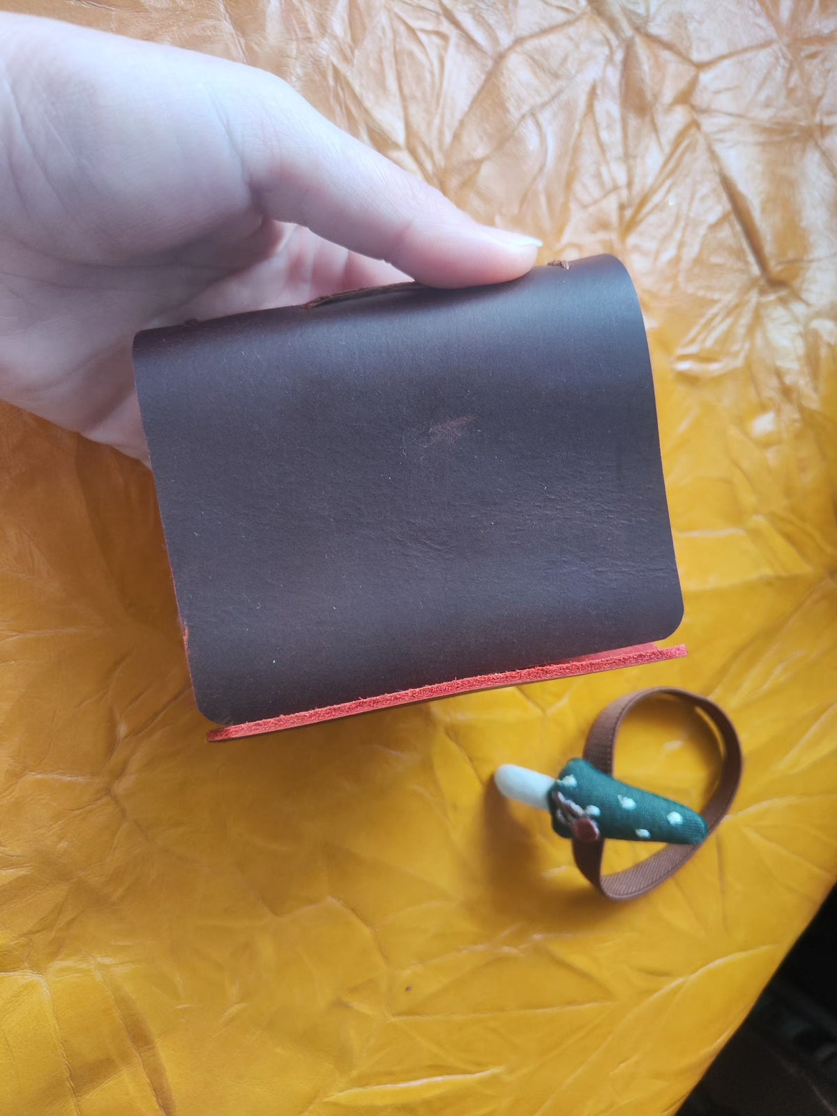 Handcrafted Leather Journal with Mixed Paper Pages
