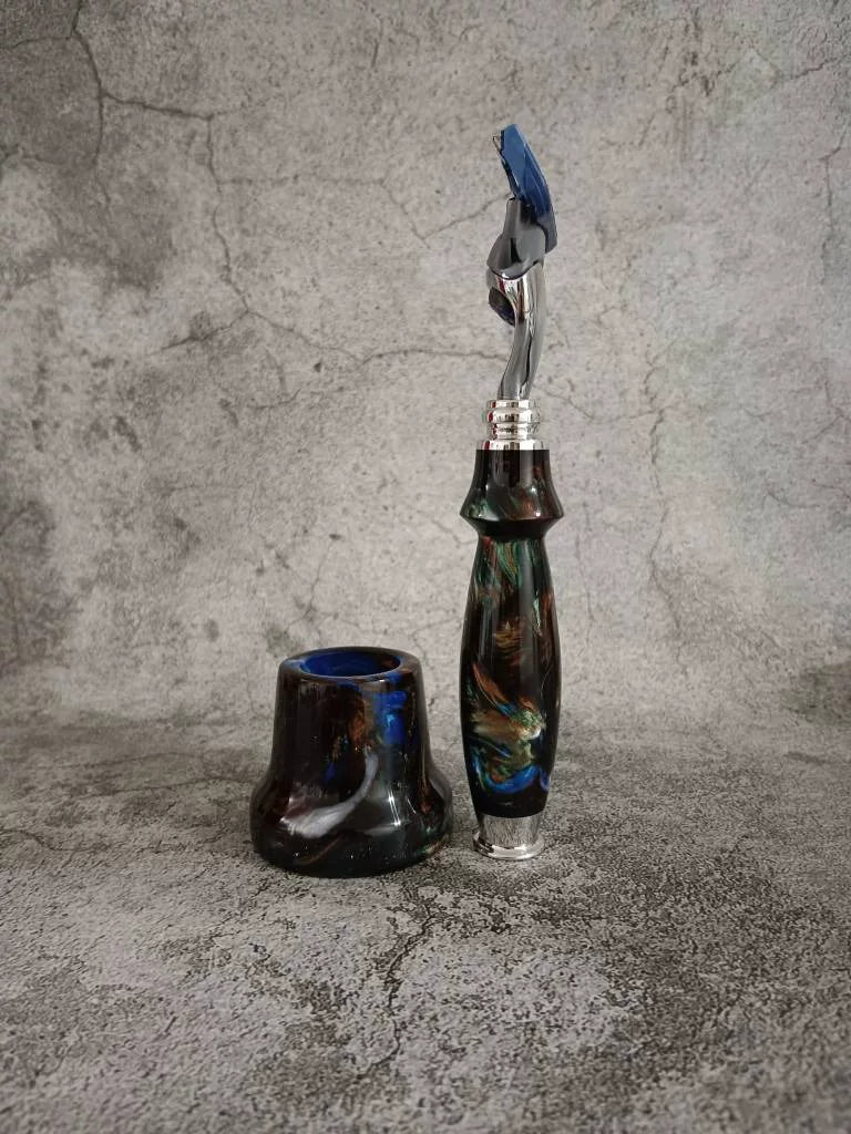 Alumilite Resin Handle Manual Razor