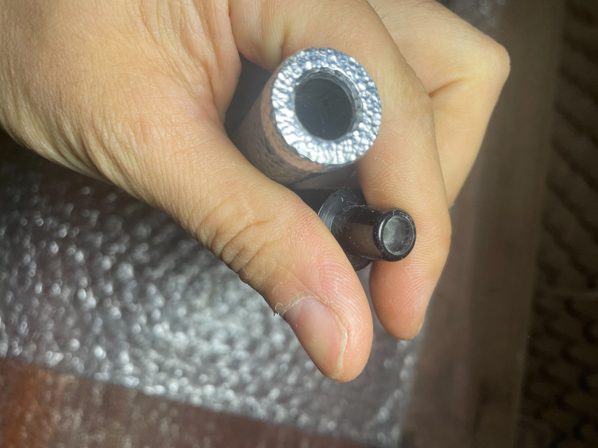 ハンドメイド 黒檀（エボニー）ラスティケイテッド スモーキングパイプ