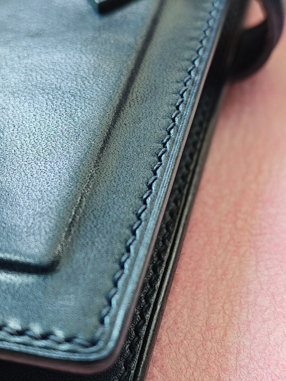 Deep Blue Leather A6 Slim Planner