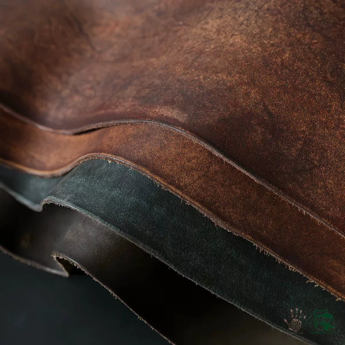 Handmade Italian Leather Western Cowboy Hat