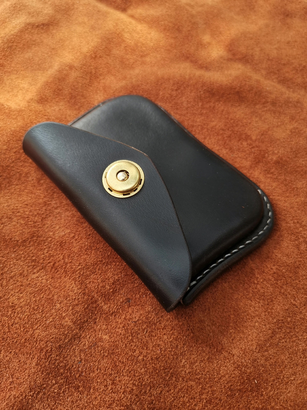 Tarjetero Vintage de Piel Horween