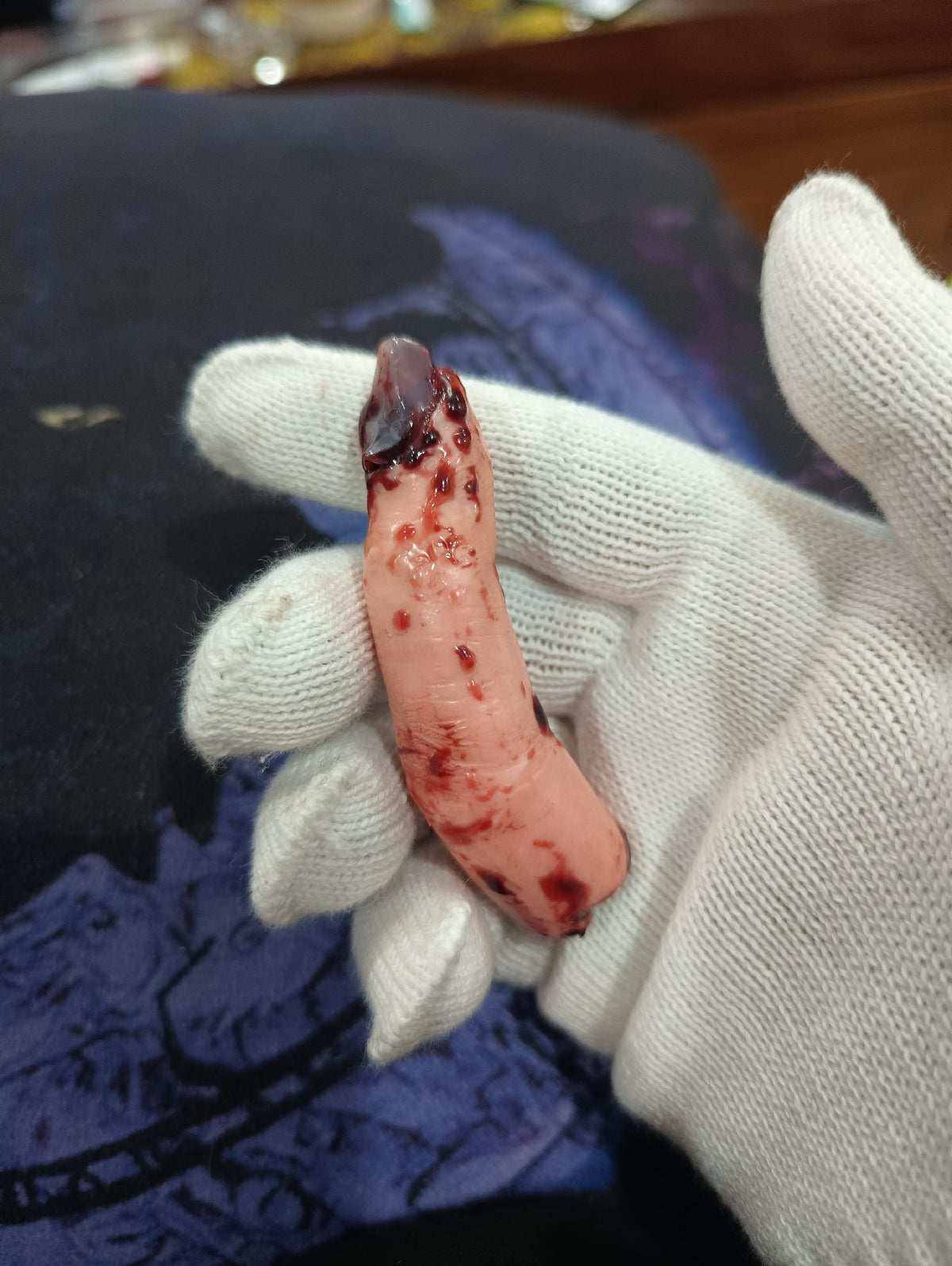 Cthulhu Severed Finger Resin Pendant