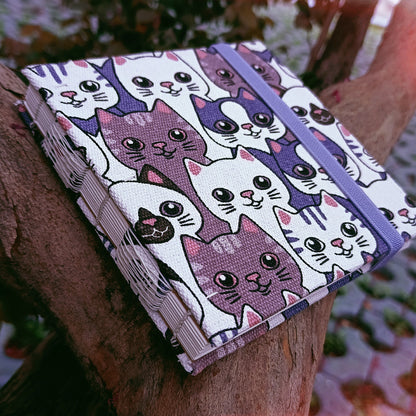 12cm Coptic Stitch Watercolor Sketchbook with 46 Pages of 300gsm Semi-Cotton Paper