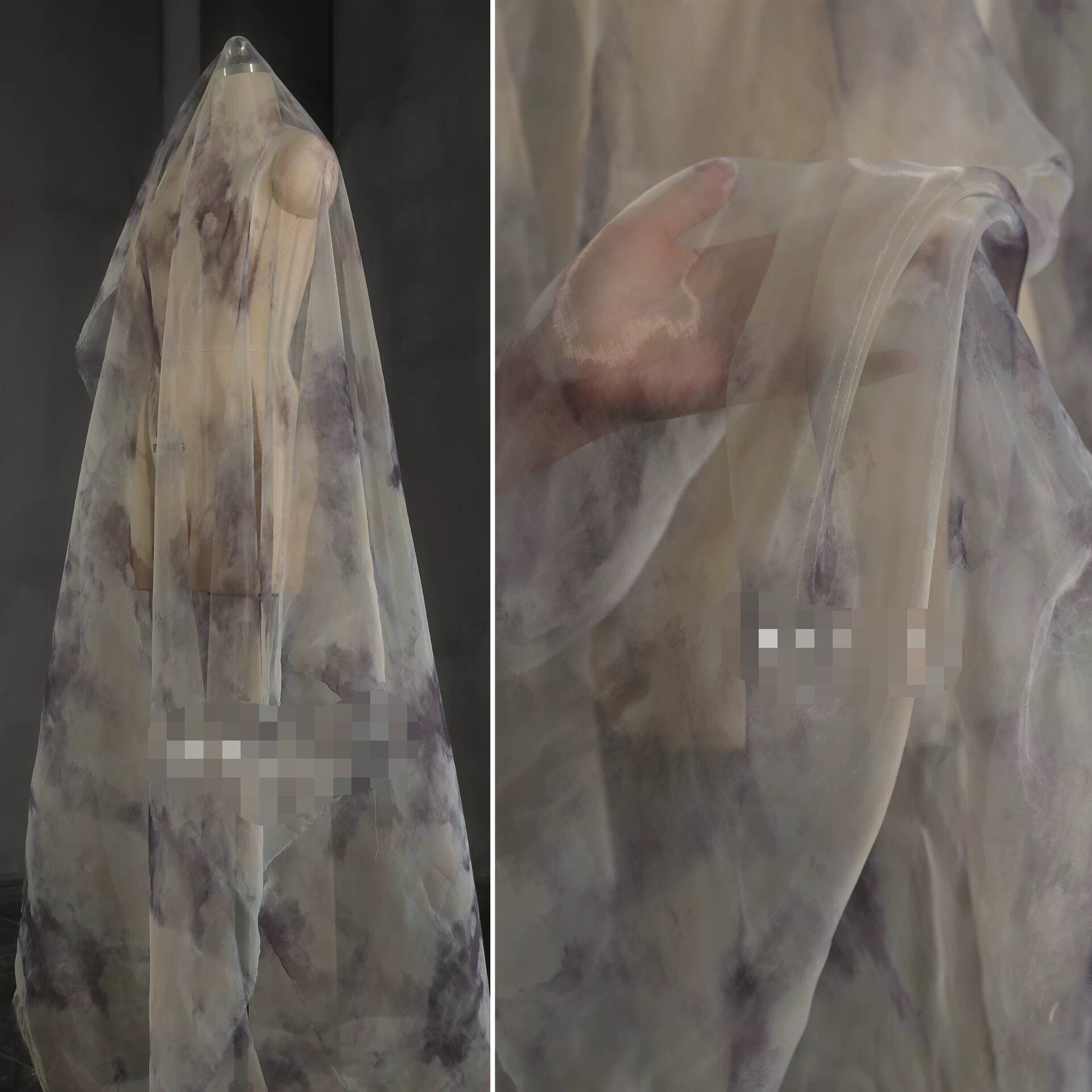 Hand-Painted Organza Butterfly Wing Back Accessories