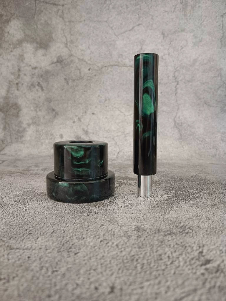 Handmade Double Edge Safety Razor Marbled Resin Handle