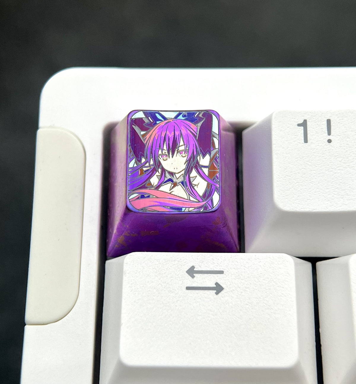 Titanium Alloy 1u Keycap Tohka Yatogami