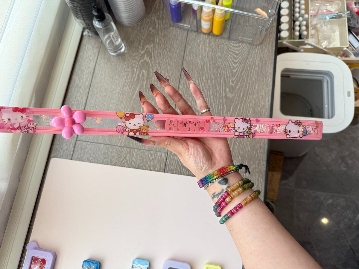 Righello Mahjong Quicksand Hello Kitty Fatto a Mano