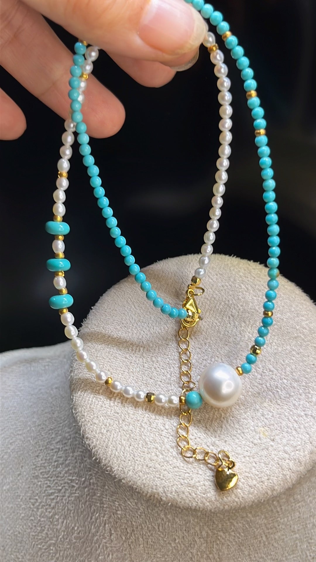 Turquoise Freshwater Pearl Necklace