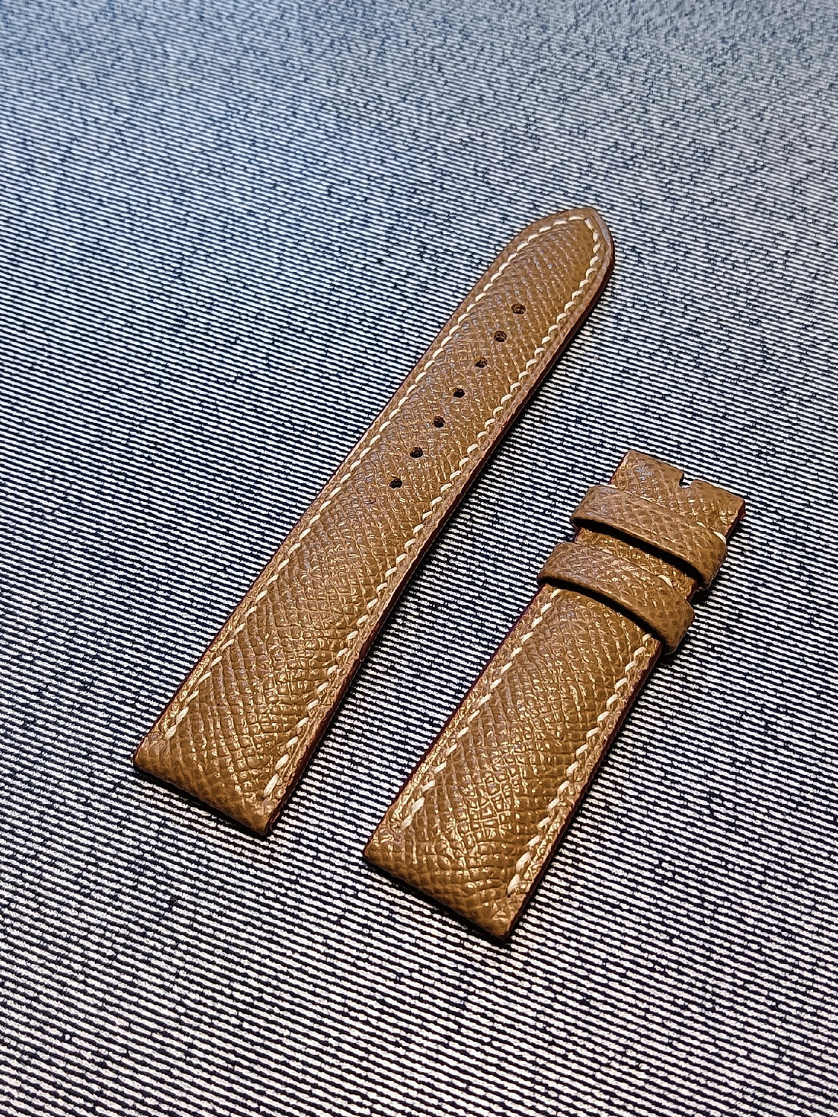Handmade Leather Watch Strap Epsom Cowhide
