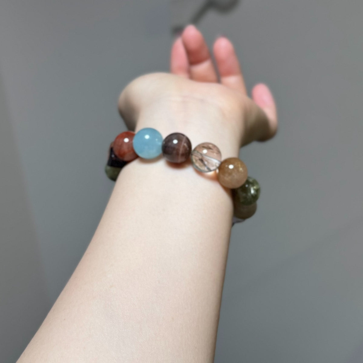 Braccialetto con cristalli misti 13mm