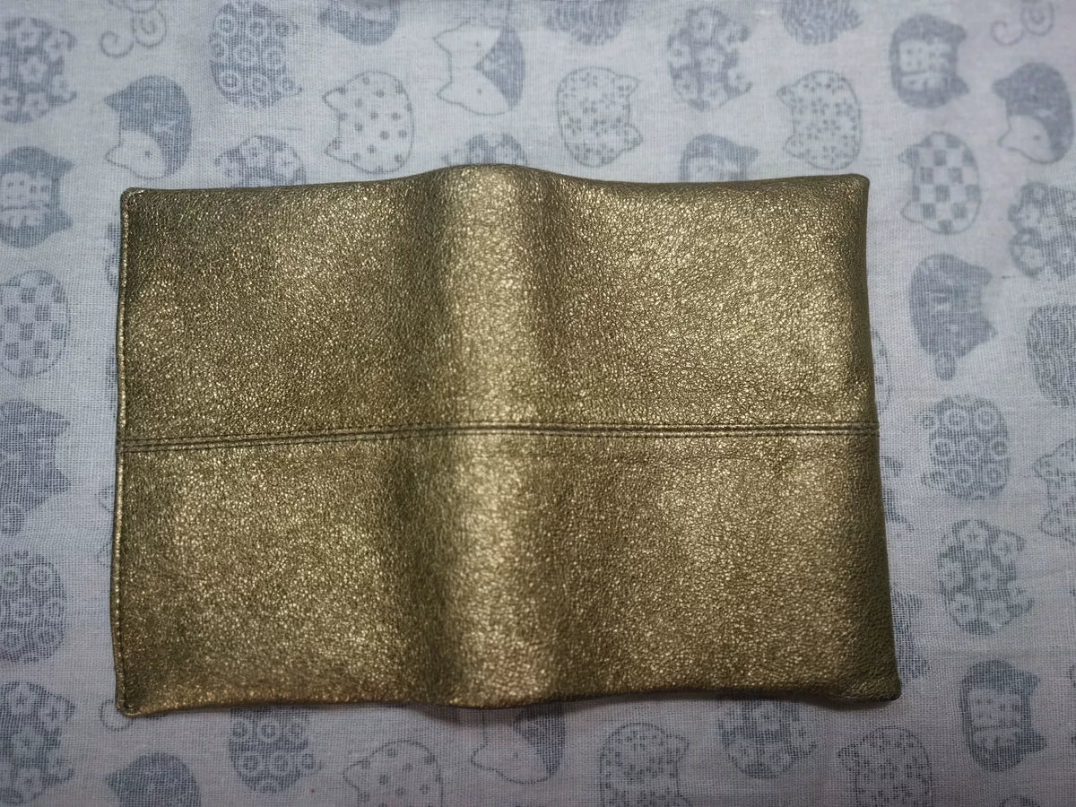Metallic Goud Schapsleer A6 Ringmaphoes Journal