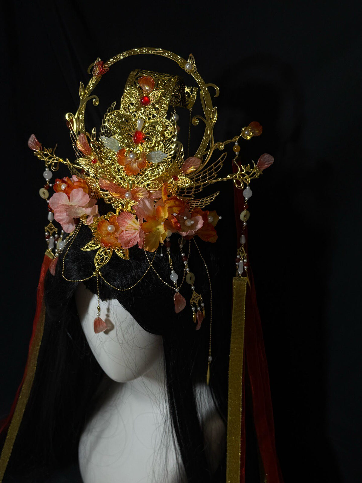 Cosplay Crown Set with Golden Halo