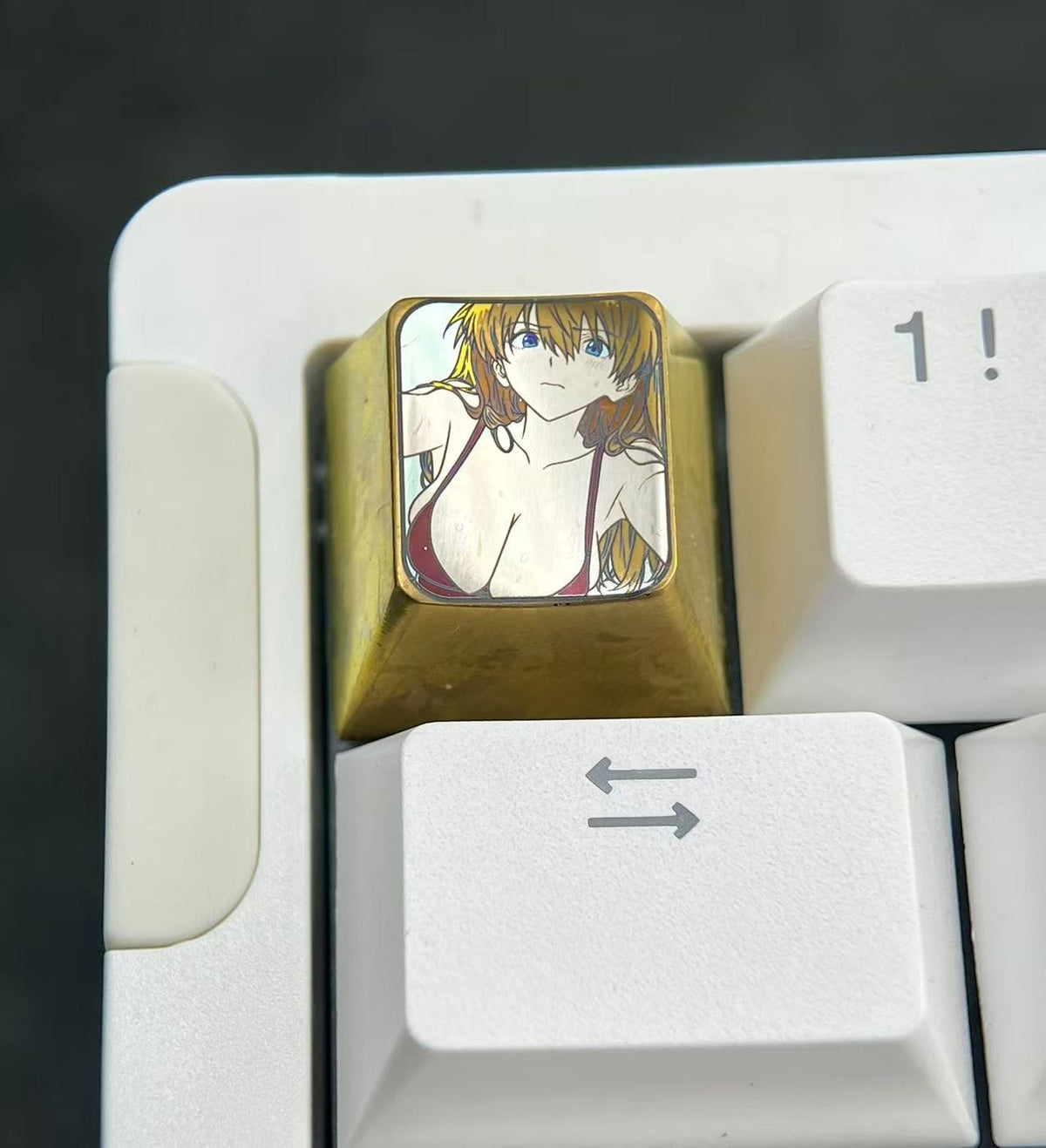 Titanium Alloy Asuka 1u Keycap
