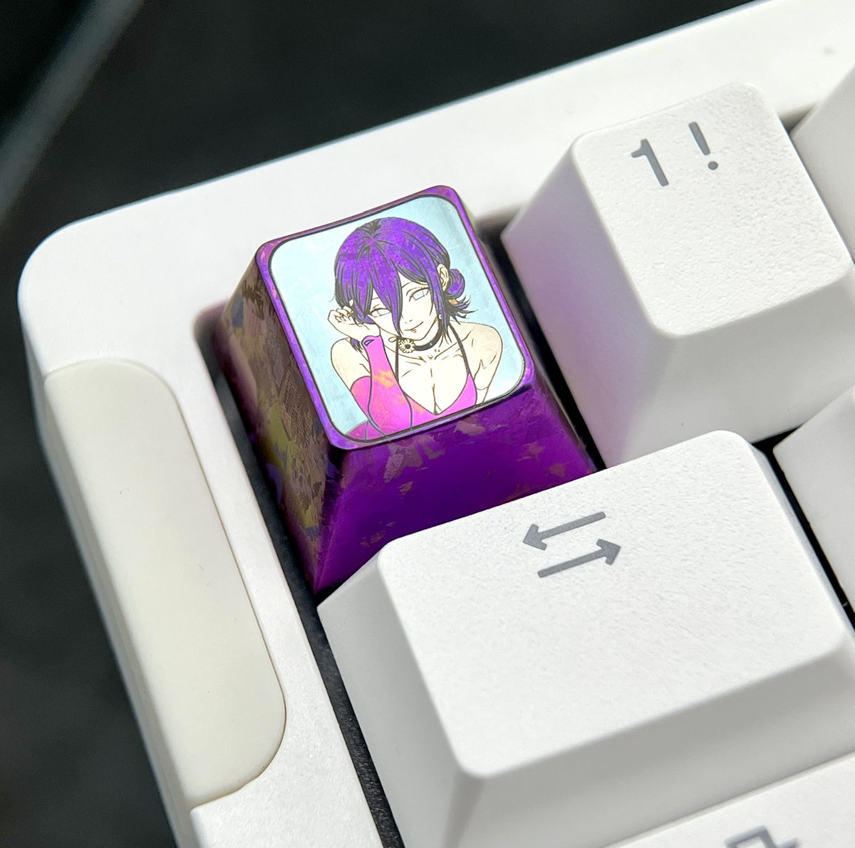 Titanium Alloy Anime Keycap