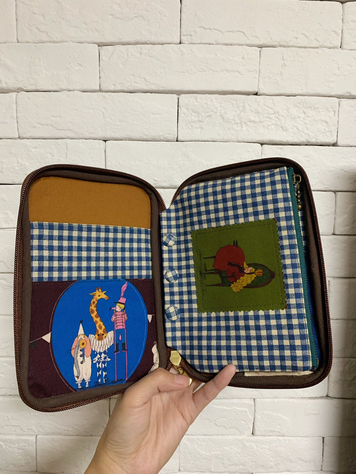 Rectangular Fabric Organizer Case with Oxford Cloth