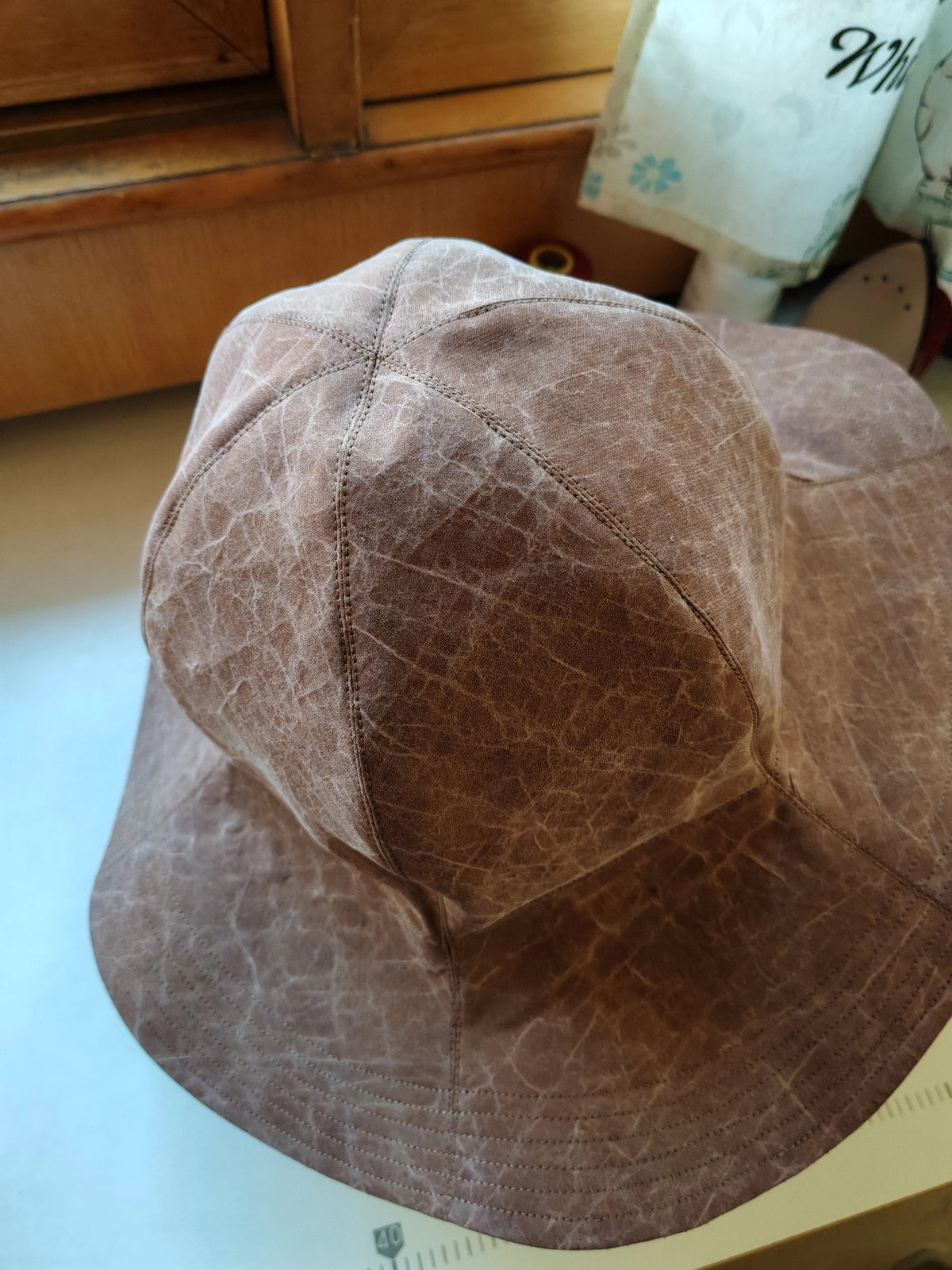 Reversible Crackle Fisherman Hat