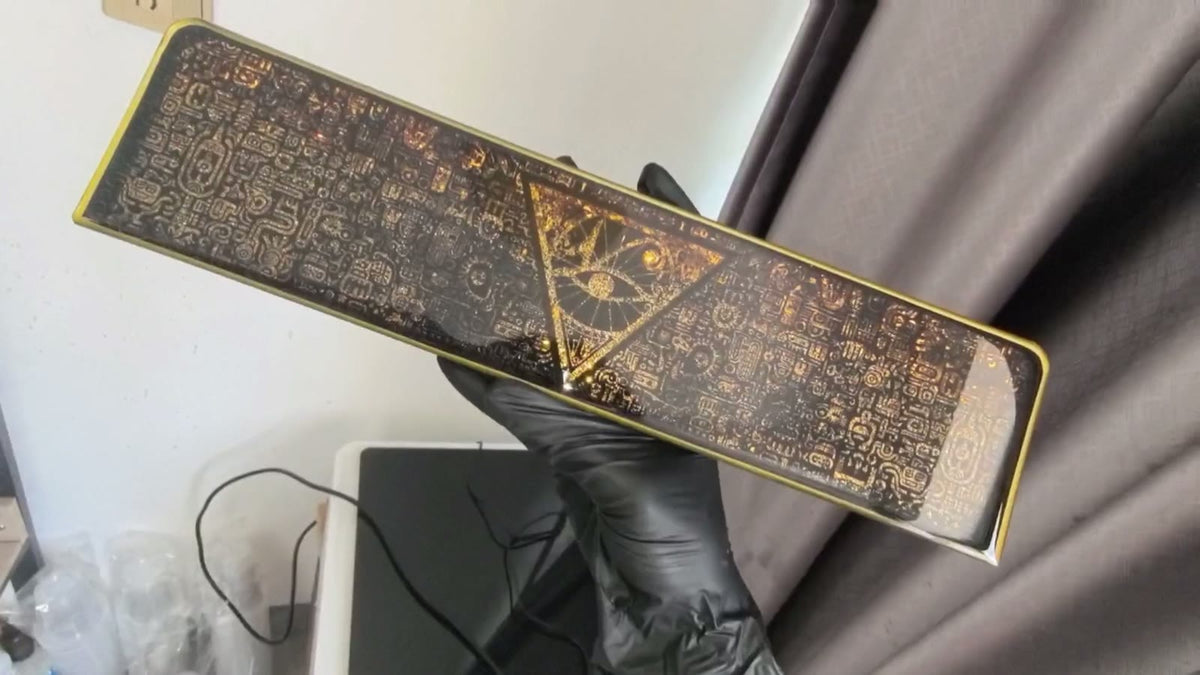 Egyptian Black Gold Keyboard Palm Rest