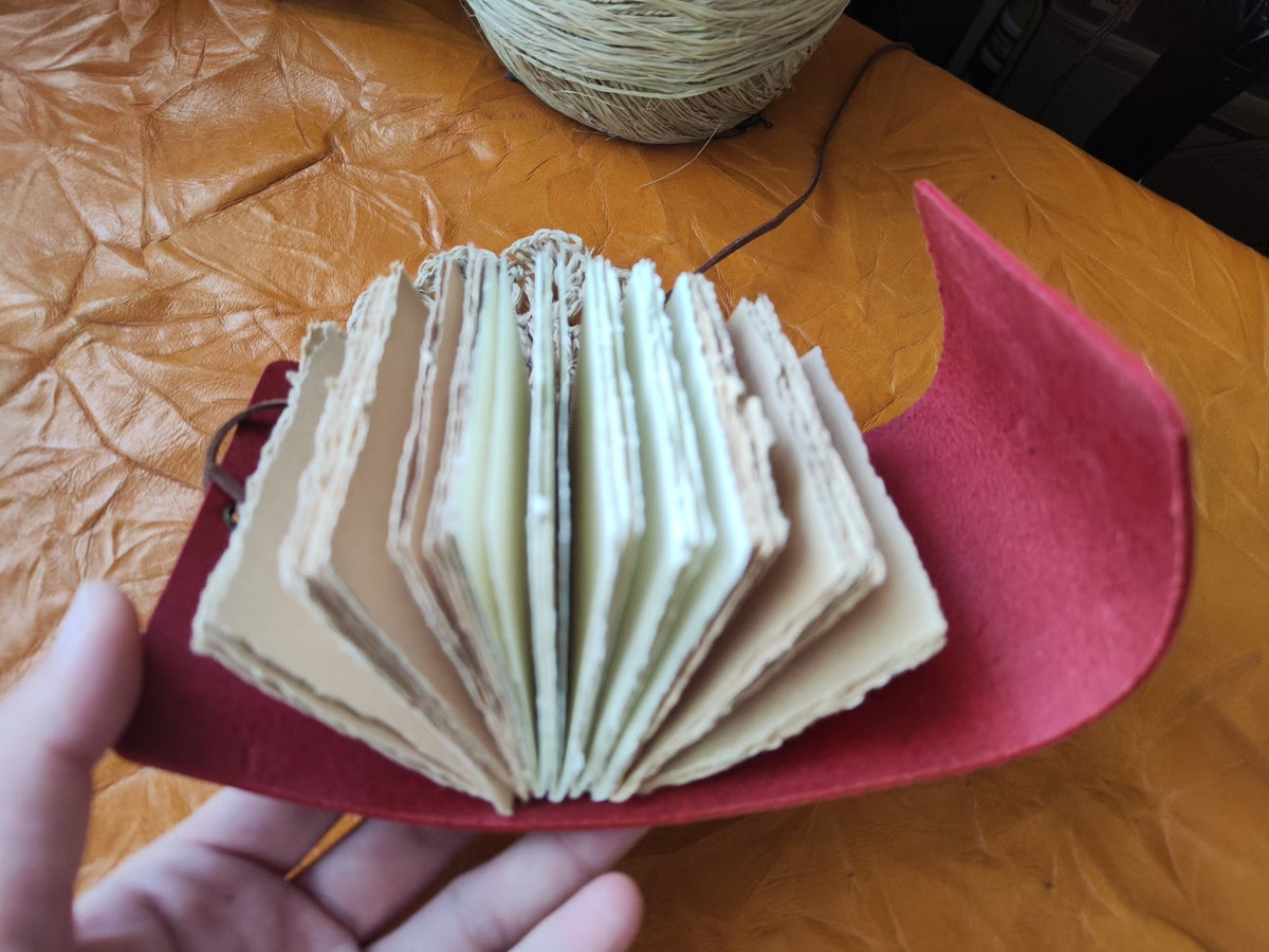 Deckled Edge Leather Journal 96 Sheets