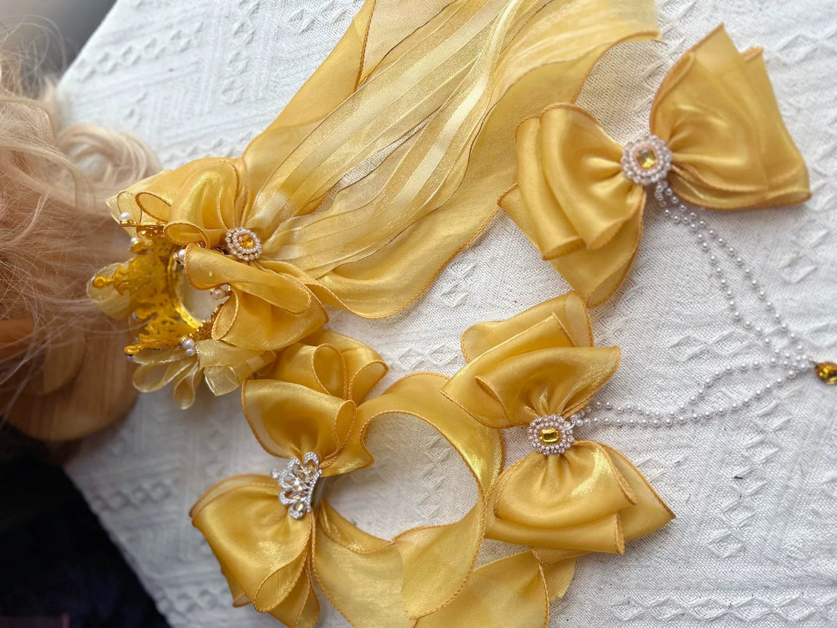 Golden Belle Butterfly Haarclip Set