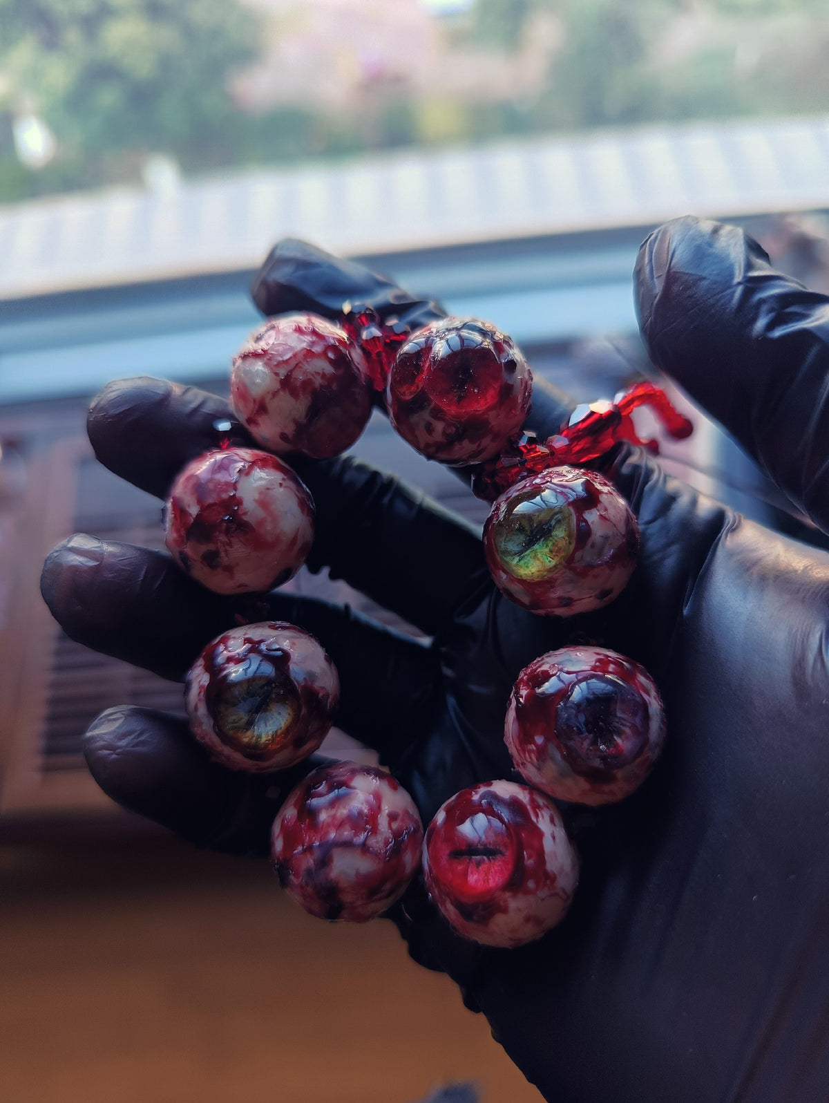 Cthulhu Realistic Eyeball Resin Bracelet