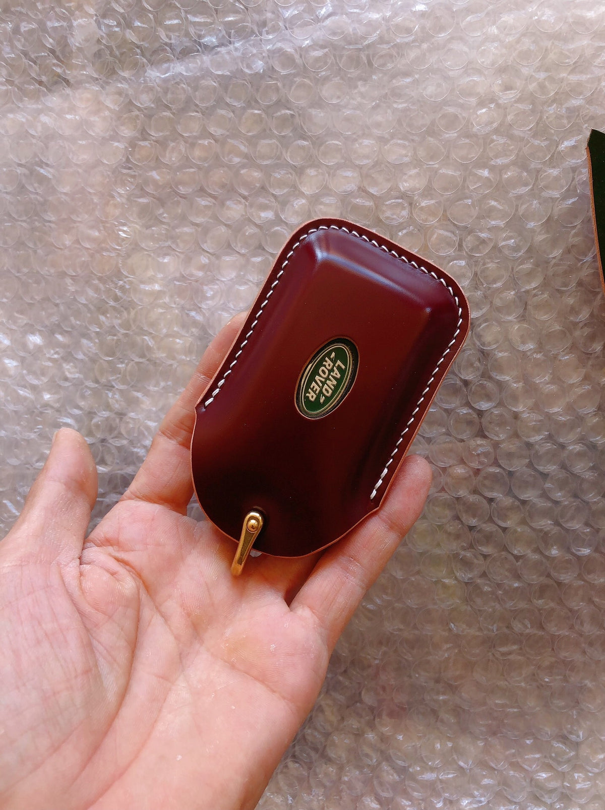 Land Rover Shell Cordovan Leather Key Case