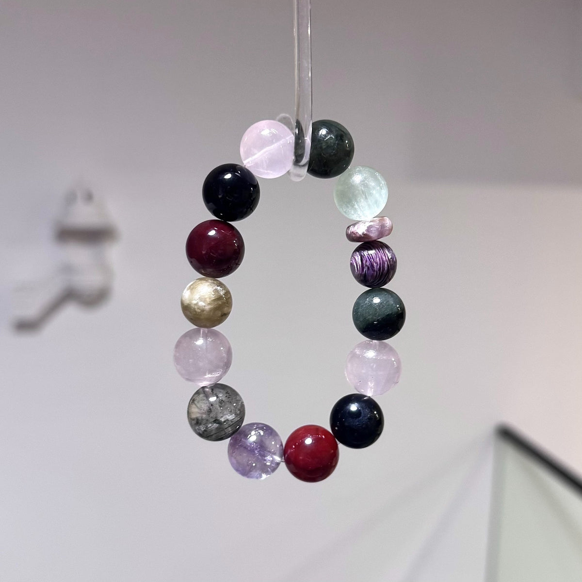 Multi-Gemstone Beaded Bracelet 16cm