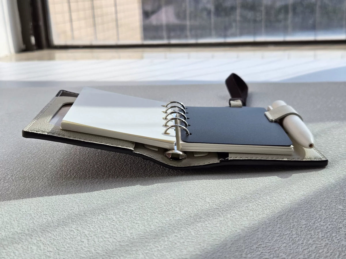 Carnet-organiseur Bivini M5 Cuir Barenia Ébène