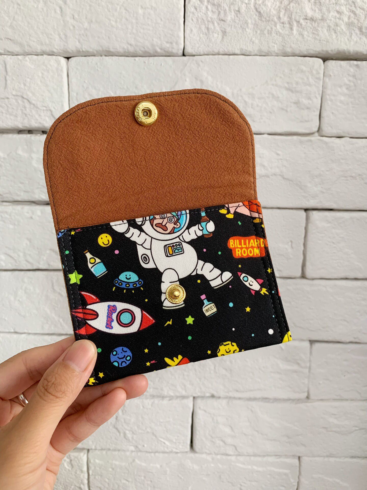 Canvas Card Holder Storage Pouch