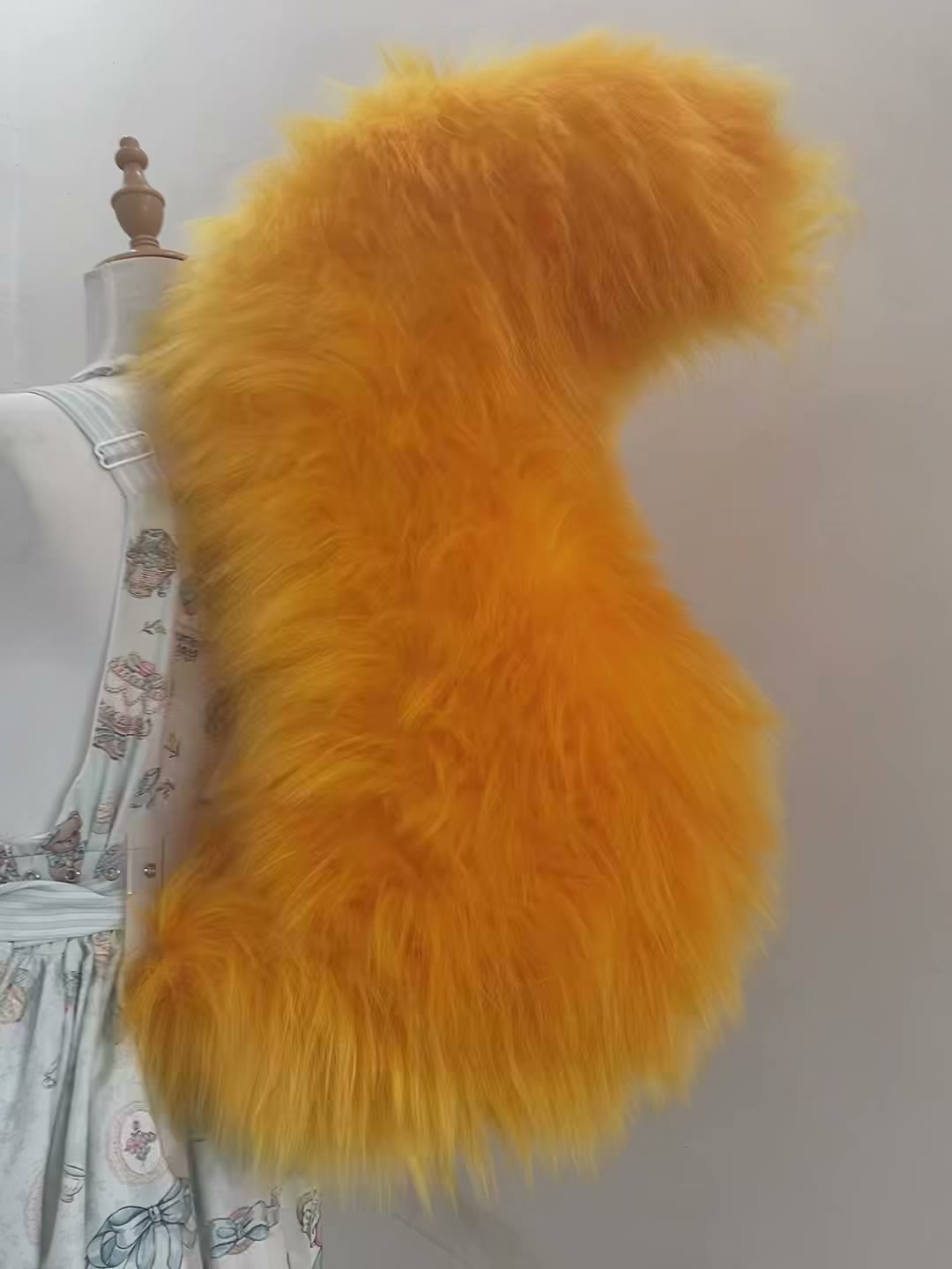 Orange Faux Fur Cosplay Fox Tail