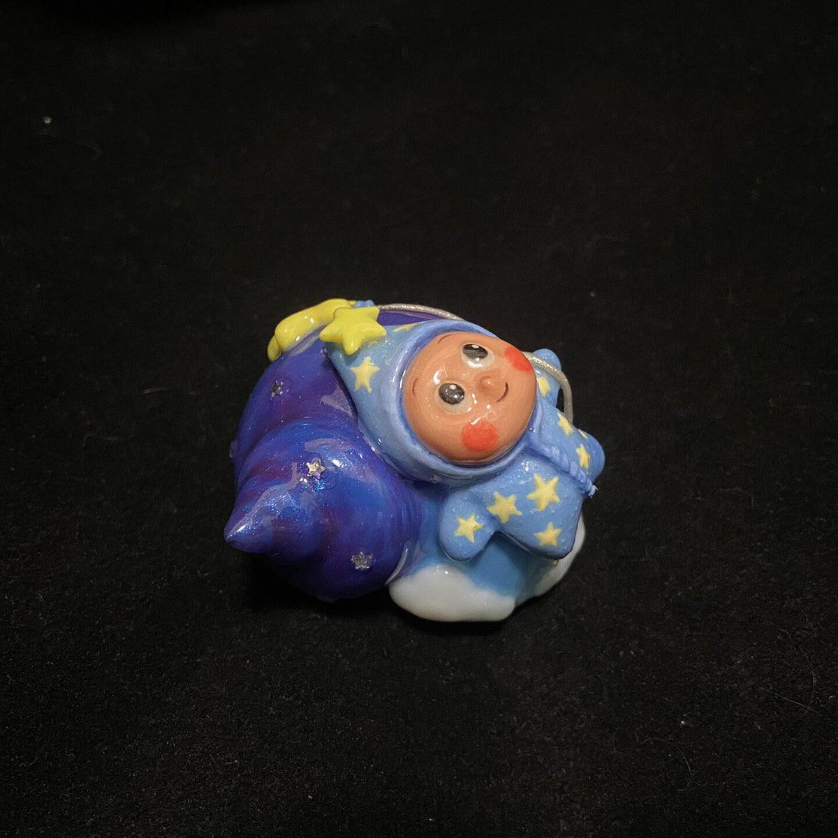 Handcrafted Hermit Crab Shell Star Character