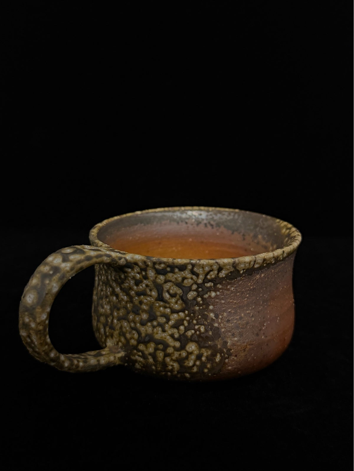 Wood-Fired Coffee Cup 160ml Ash Glaze