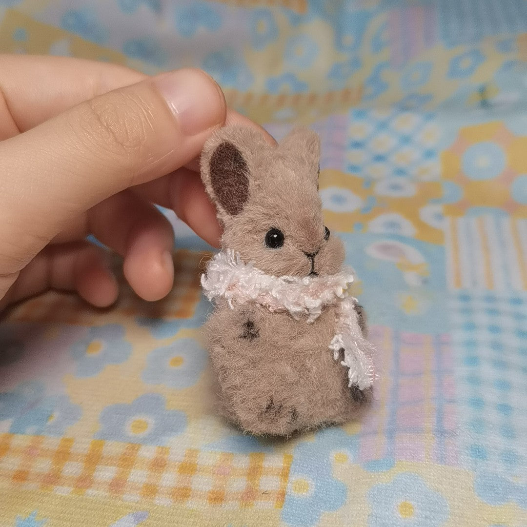 Handmade Mini Felt Rabbit Plush Toy