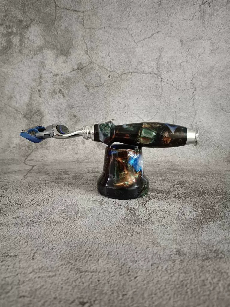 Alumilite Resin Handle Manual Razor