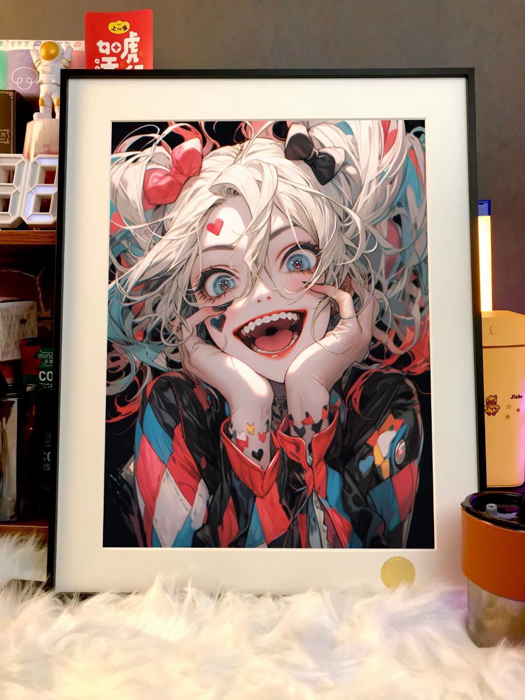Harley Quinn Framed Art Print 55x44cm